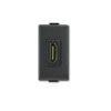 Audio/Video HDMI socket - 1 module สีดำ AM4269USBTG MATIX BTICINO