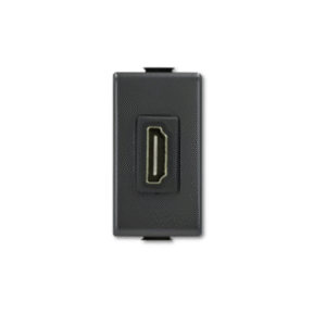 Audio/Video HDMI socket - 1 module สีดำ AM4269USBTG MATIX BTICINO