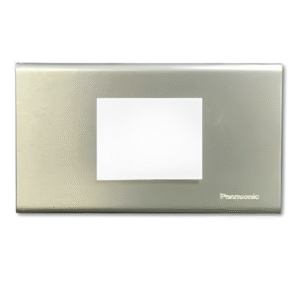 ฝาครอบอลูมิเนียม ขนาด 2 ช่องกลาง WIDE SERIES WEG65029K PANASONIC