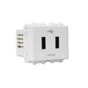 เต้ารับ usb Type A 2 ช่อง IC-USB2 icon HACO