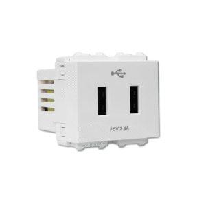 เต้ารับ usb Type A 2 ช่อง IC-USB2 icon HACO