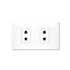 ชุด ICON ฝาครอบ 2 ช่อง + เต้ารับธรรมดา 2 ตัว รุ่น IC-R20 HACO