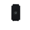 เต้ารับโทรทัศน์ 1 ช่อง สีดำ IC-T075-GB icon HACO