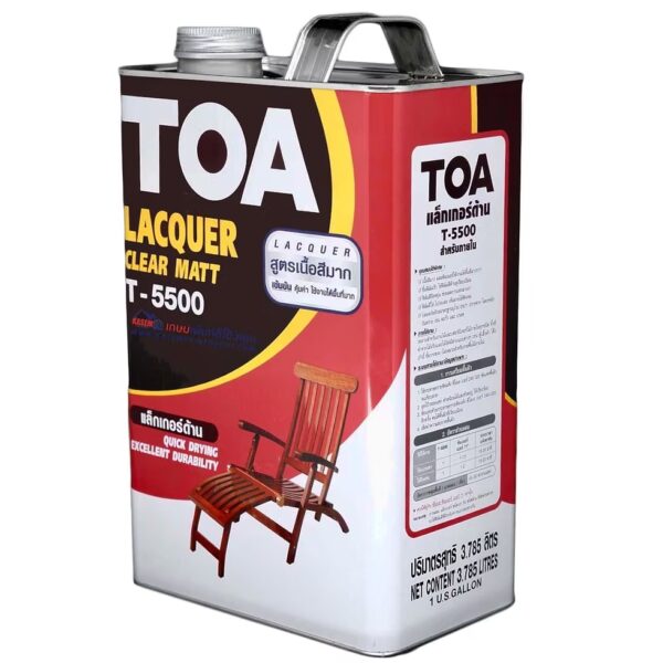 TOA LACQUER CLEAR MATT แลคเกอร์ ด้าน #T5500 TOA