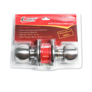 ลูกบิด WORLD ห้องน้ำ ไม่มี กุญแจ LAMY