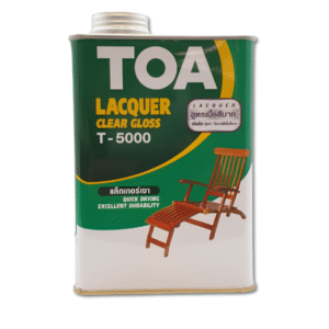TOA LACQUER CLEAR GLOSS แลคเกอร์ เงา #T5000 TOA