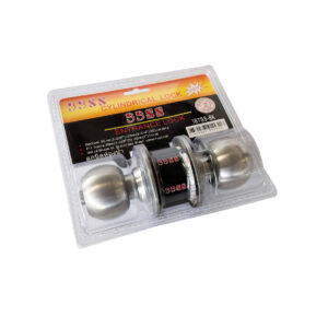 387SS ลูกบิด ห้องนอน CYLINDRICAL LOCK รุ่น มีกุญแจ BS TWD