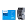 เบรคเกอร์ 2P 20A Safety Breaker รุ่น LeafStyle PHILIPS
