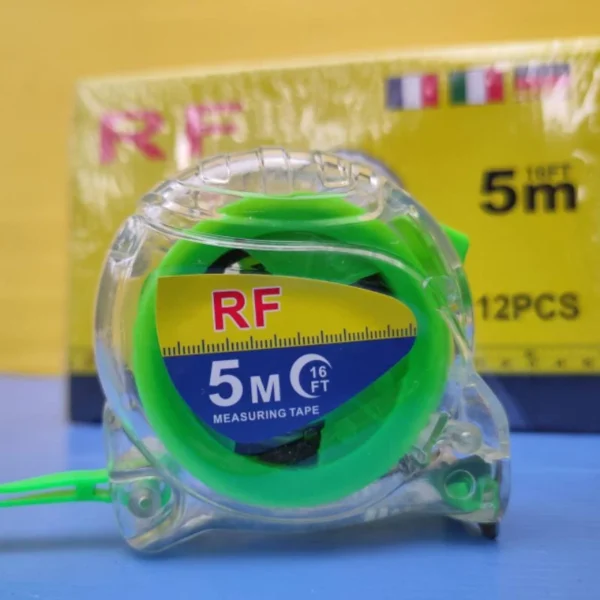 ตลับเมตร 5 เมตร 16 FT รุ่น RF ใส - Image 2