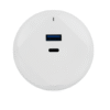 เต้ารับ USB A+C/PD 20 วัตต์ สำหรับรางไฟ 12 โวลต์ 1.67 แอมป์ พร้อมไฟ LED แสดงสถานะ TR-USB/AQC-WE TRON HACO