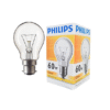 หลอดปิงปองใส ขั้วเกลียว E 27 60W (D/L) PHILIPS