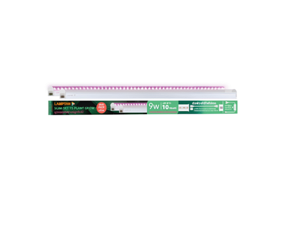 ชุด หลอด LED 18w สเปคตรัม หลอดปลูกต้นไม้ Slim Set Plant Booster LAMPTAN