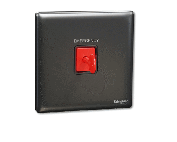 Panic Button w Key Reset NUX31KPB UNICA X SCHNEIDER - Image 2