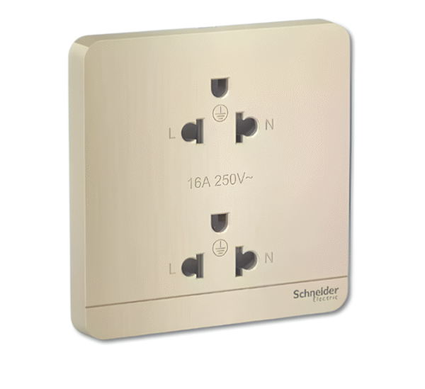 16A 250V 2G Universal Socket E83426UES2 AVATAR ON E SCHNEIDER - Image 2