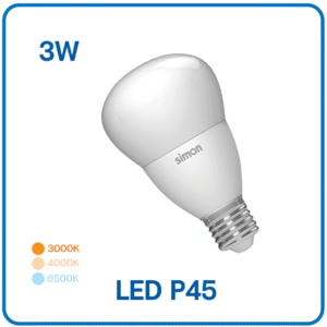 หลอด LED 3w D/L, C/W รุ่น P45 SIMON