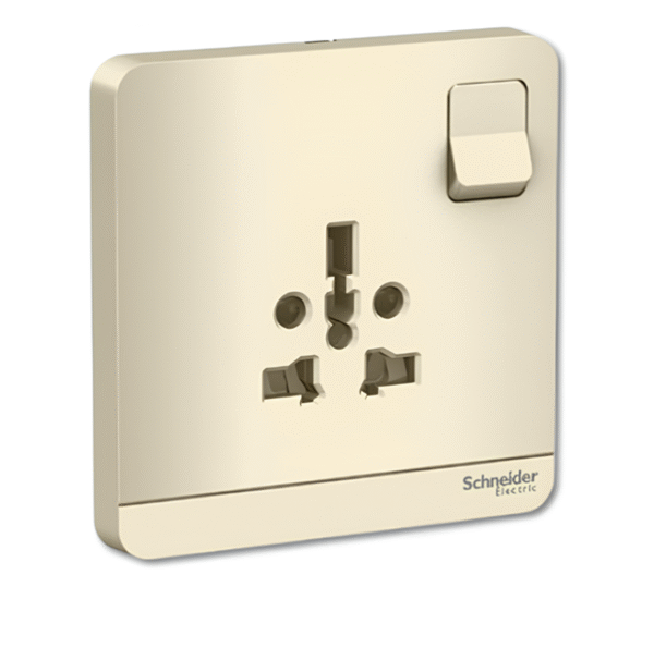 16A 250V 1 G Switched International Socket E8315TS AVATAR ON E SCHNEIDER - Image 2
