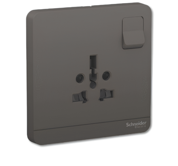 16A 250V 1 G Switched International Socket E8315TS AVATAR ON E SCHNEIDER - Image 3