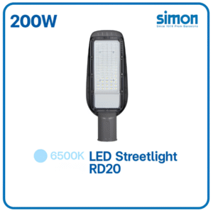 โคมถนน LED SOLAR SRD29 200W D/L 2000lm SIMON