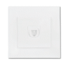 1 Gang Telephone Outlet with Shutter KB31TS (White , silver) VIVACE SCHNEIDER