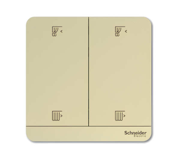 Wiser AvatarOn 2 Gang Curtain Switch E8332SCN300ZB SCHNEIDER - Image 2