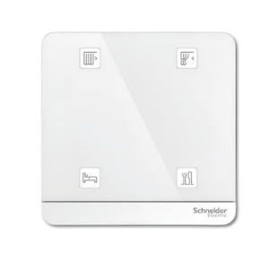 Wiser AvatarOn 4 Key Freelocate Switch, White E8334RWMZB SCHNEIDER