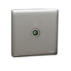 1 Gang TV Socket, 75Ω,5-860MHz NUX31TV UNICA X SCHNEIDER