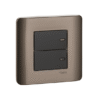 16AX 2 Gang 1 Way Full-Flat Switch with IndicatorC E8432_1 ZENCELO SCHNEIDER
