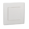 1 Gang Blank Plate KB30 (White , silver) VIVACE SCHNEIDER