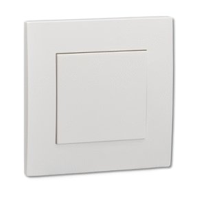 1 Gang Blank Plate KB30 (White , silver) VIVACE SCHNEIDER