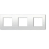 3 Gang Surround KB_31 (White, silver) VIVACE SCHNEIDER