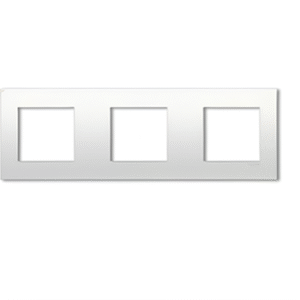 3 Gang Surround KB_31 (White, silver) VIVACE SCHNEIDER