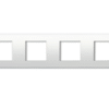 4 Gang Surround KB_41 (White, silver) VIVACE SCHNEIDER
