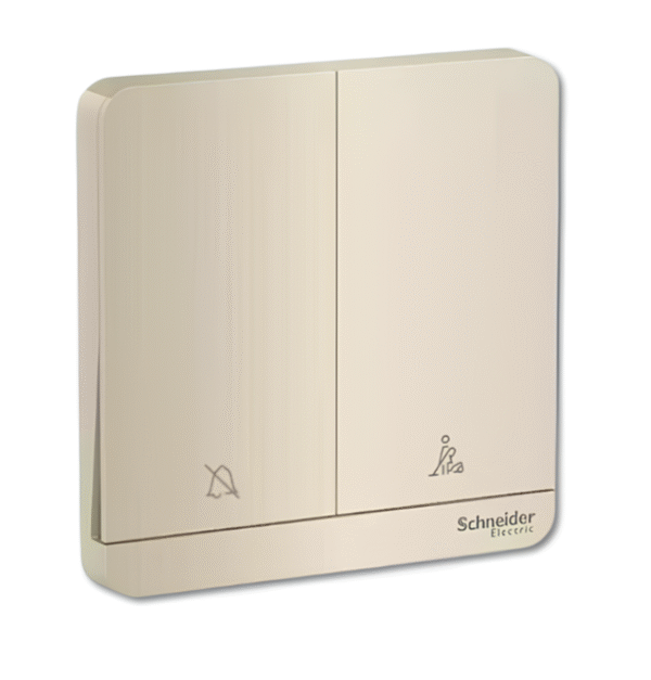 16AX 2 Gang Switch with “Please Clean Up”  and “Do Not Disturb” Symbols. E8332DMS AVATAR ON E SCHNEIDER - Image 2