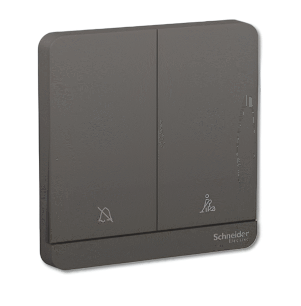 16AX 2 Gang Switch with “Please Clean Up”  and “Do Not Disturb” Symbols. E8332DMS AVATAR ON E SCHNEIDER - Image 3