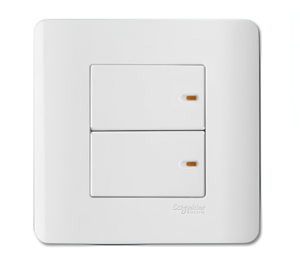 16AX 4 Gang 1 Way Full-Flat Switch with Indicator E8434_1 ZENCELO SCHNEIDER