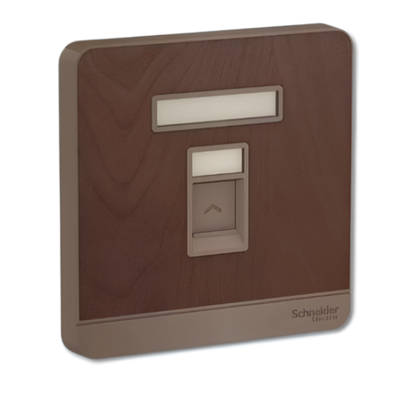 1 Gang Telephone Socket, Keystone on Shuttered Wallplate E8331RJS4 AVATAR ON E SCHNEIDER - Image 4