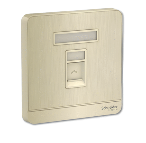 1 Gang Telephone Socket, Keystone on Shuttered Wallplate E8331RJS4 AVATAR ON E SCHNEIDER - Image 5