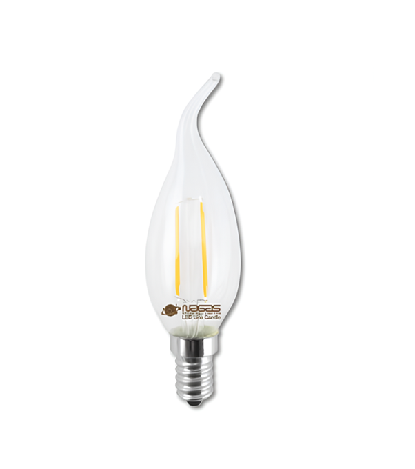 หลอด LED NAGAS LINE CANDLE 2 วัตต์ W/W E14 - Image 2
