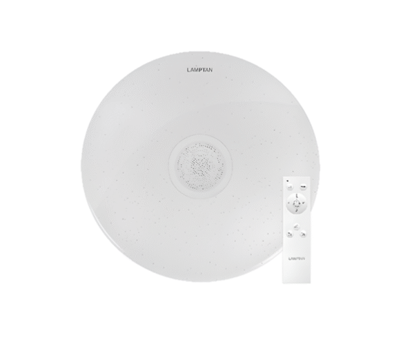 ชุด โคม มัลติสมาร์ท LED 24w หน้ากลม + รีโมท LAMPTAN