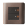 2 Gang 300VA, 50Hz Full-Flat Universal Dimmer with LED E8432EPD3 ZENCELO SCHNEIDER