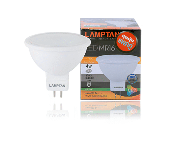 หลอดLED 220V 4W MR16 D/L LAMPTAN