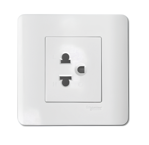 16A 250V Univeral 3 Pin 1 Gang Socket E84426UESTR ZENCELO SCHNEIDER