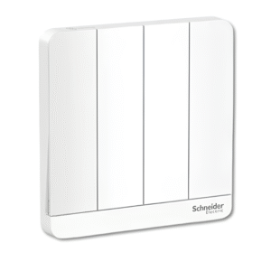 AvatarOn, 4 switches, 16AX, 250V, 1 way E8334L1 AVATAR ON E SCHNEIDER