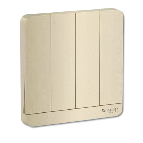 AvatarOn, 4 switches, 16AX, 250V, 1 way E8334L1 AVATAR ON E SCHNEIDER - Image 2