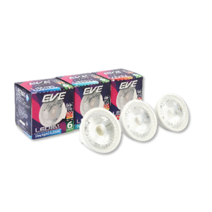 MR16 Sky 220V 6w D/L, W/W ( หรี่ไม่ได้ ) EVE