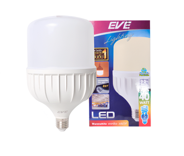 หลอดหัวเห็ด mushoom 40w EVE
