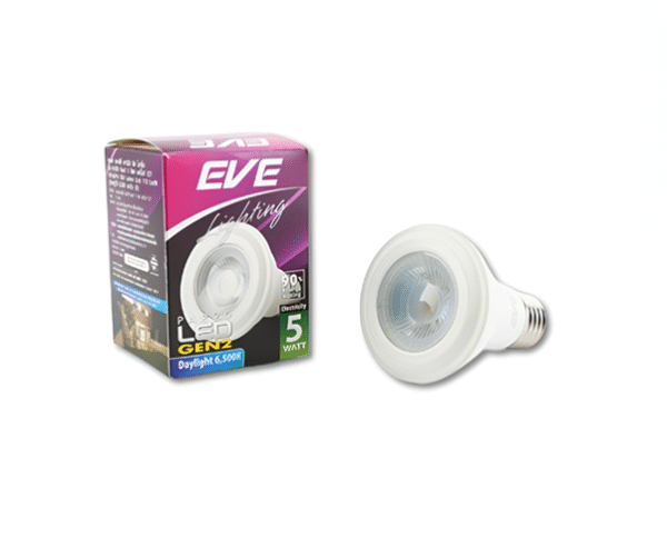 หลอดพาร์ PAR20 Gen2 LED 5w w/w 522 lm E27 EVE
