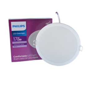 โคมดาวน์ไลท์ ลอย ( ทรงกลม / ขอบขาว ) 17w d/l รุ่น MESON PHILIPS