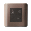 1 Gang Full-Flat Bell Switch with Illuminated “Do Not Disturb” & “Please Clean Up” Symbols E8431BPDM ZENCELO SCHNEIDER