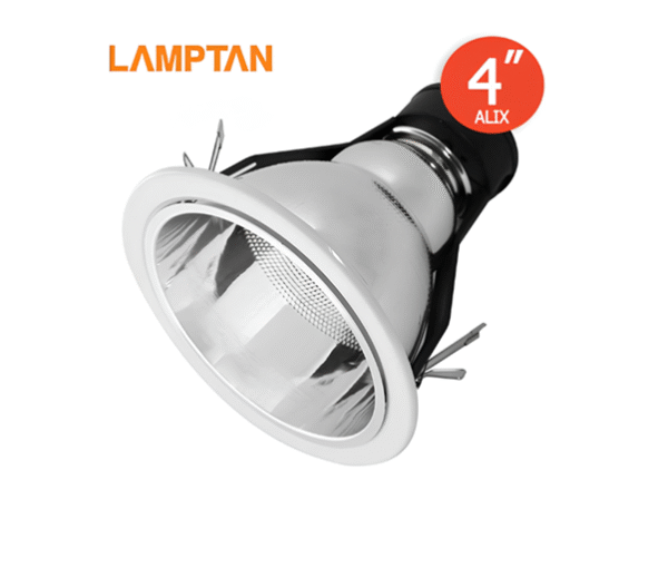 ดาวน์ไลท์ 4 นิ้ว ขาว รุ่น อลิกซ์ ALIX LAMPTAN